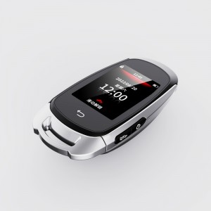 Intelligens távvezérlő autókulcs, intelligens autó kulcs frissítése Keyless belépés kompatibilis a push start motorral, LCD kijelző Auto Lock&Unlock, mindegyik egy kulcsfontosságú fob hardver csere