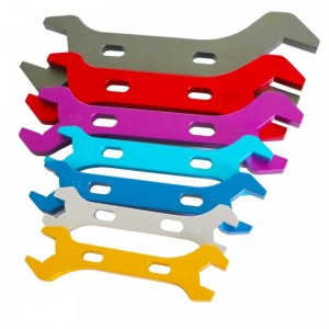 Egy csavarkulcs egy csavarkulcsot kikötő árufuvarozási alumínium dupla fejű csavarkulcsok